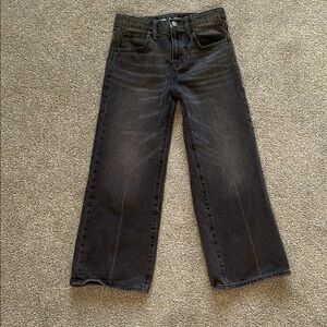 Black Wide-Leg Jeans